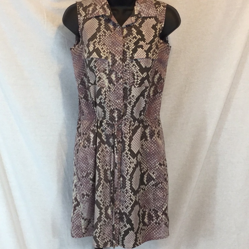 Michael Kors animal & reptile print dress
